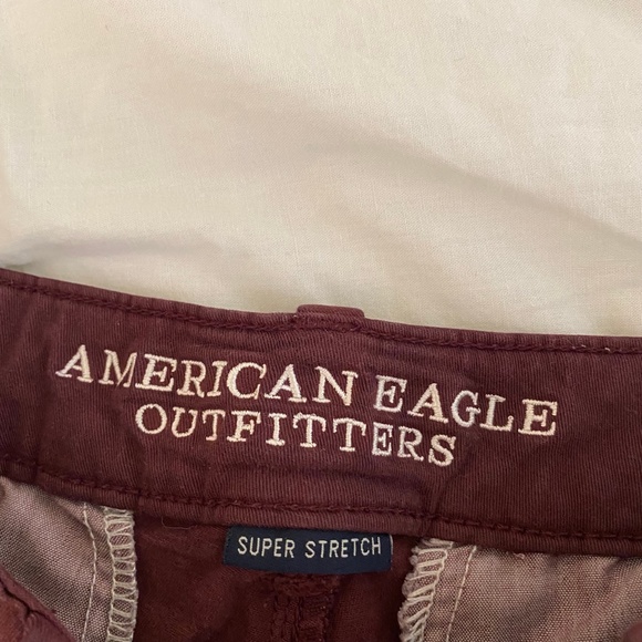 Burgandy American Eagle Shorts | Size 4 - Picture 3 of 5
